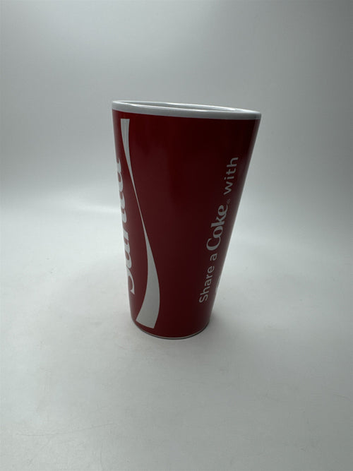 Coca-Cola Share a Coke with Santa Mug Soda Drink Coffee Cup Red Christmas 16oz