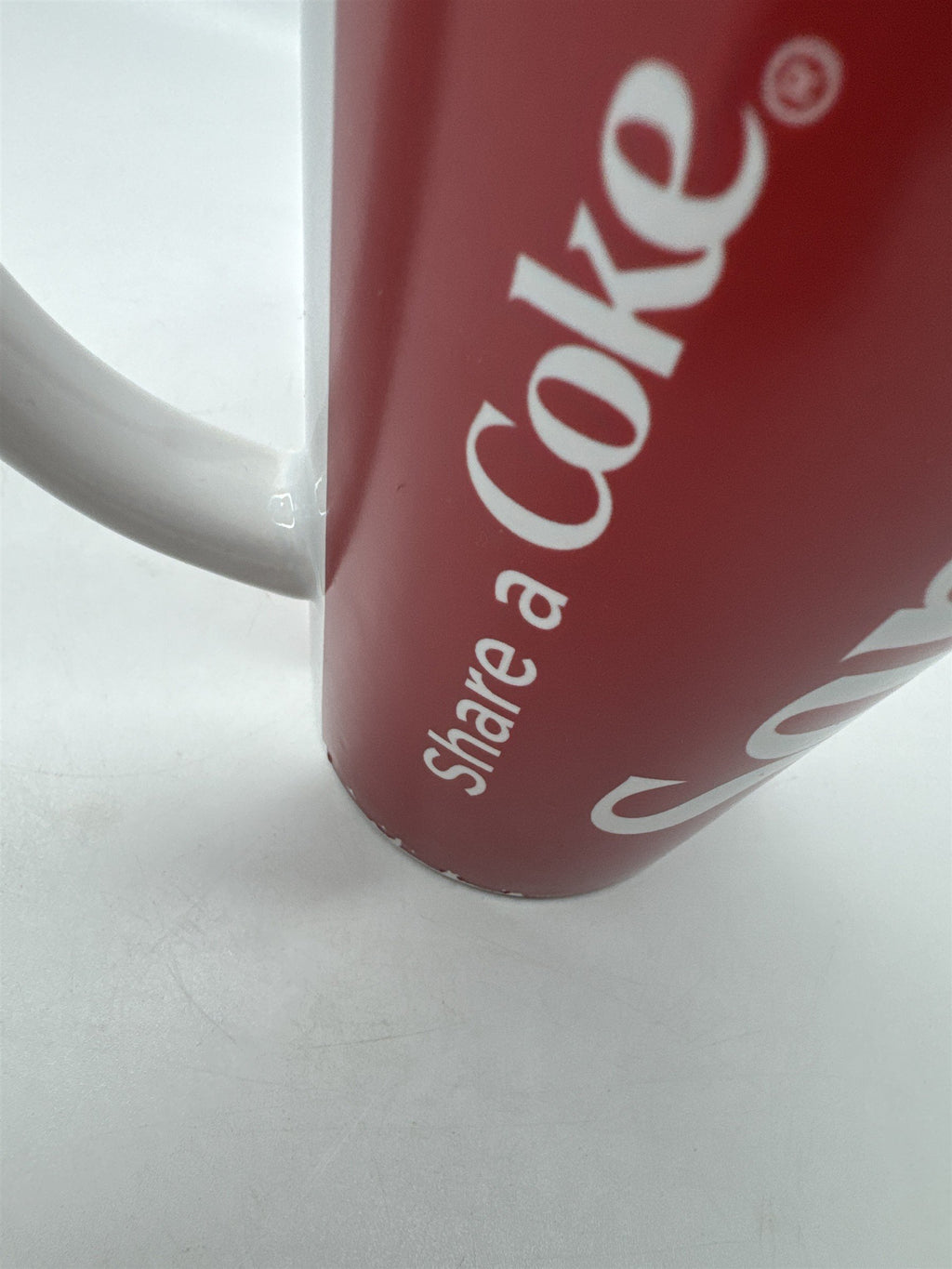 Coca-Cola Share a Coke with Santa Mug Soda Drink Coffee Cup Red Christmas 16oz