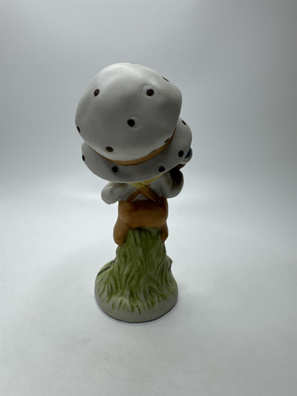 Homco Home Interiors Figurine Girl with Bonnet and Raggedy Ann Doll Flowers