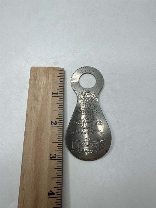 1926 Sesqui-Centennial Exposition Louis Mark Shoes Miniature Shoe Horn Antique