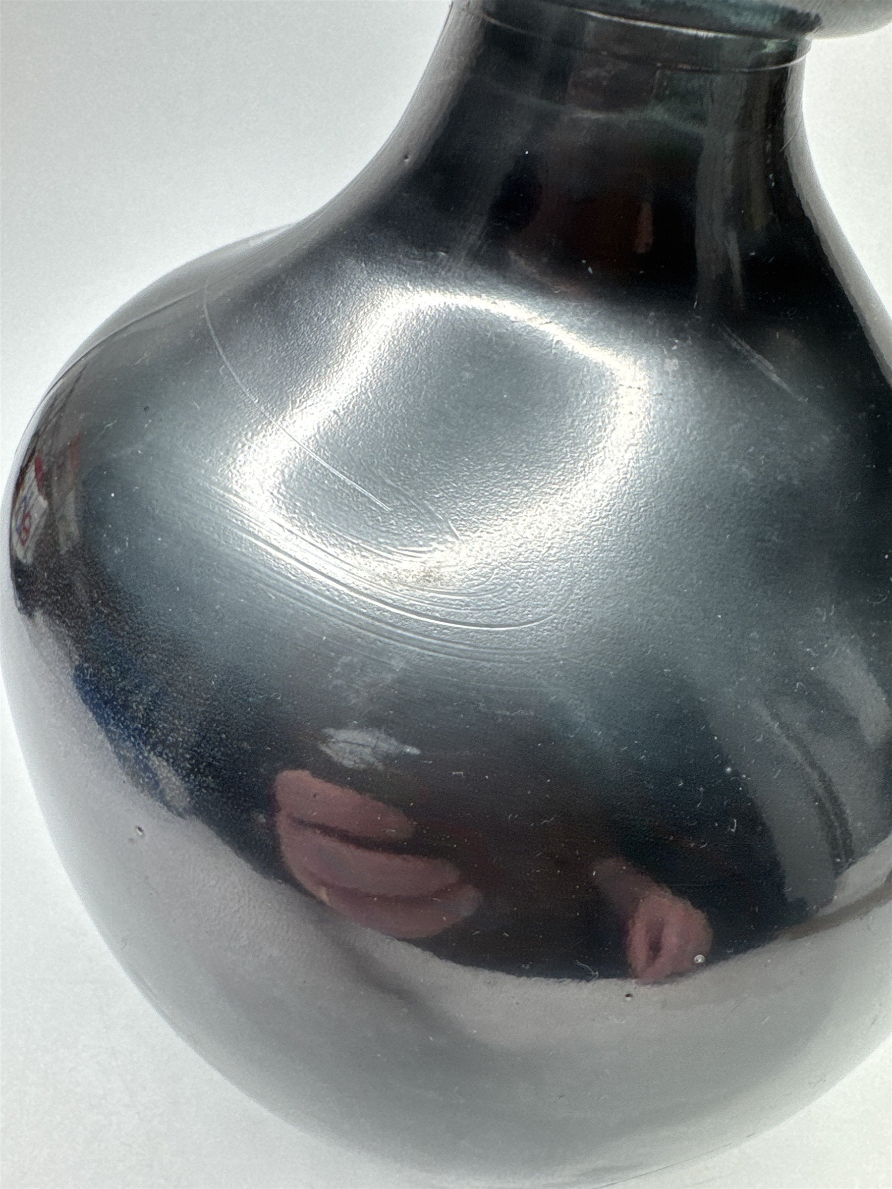 San Miguel Style Vase Recycled Glass Silver Bubble Round Glass Table Vase