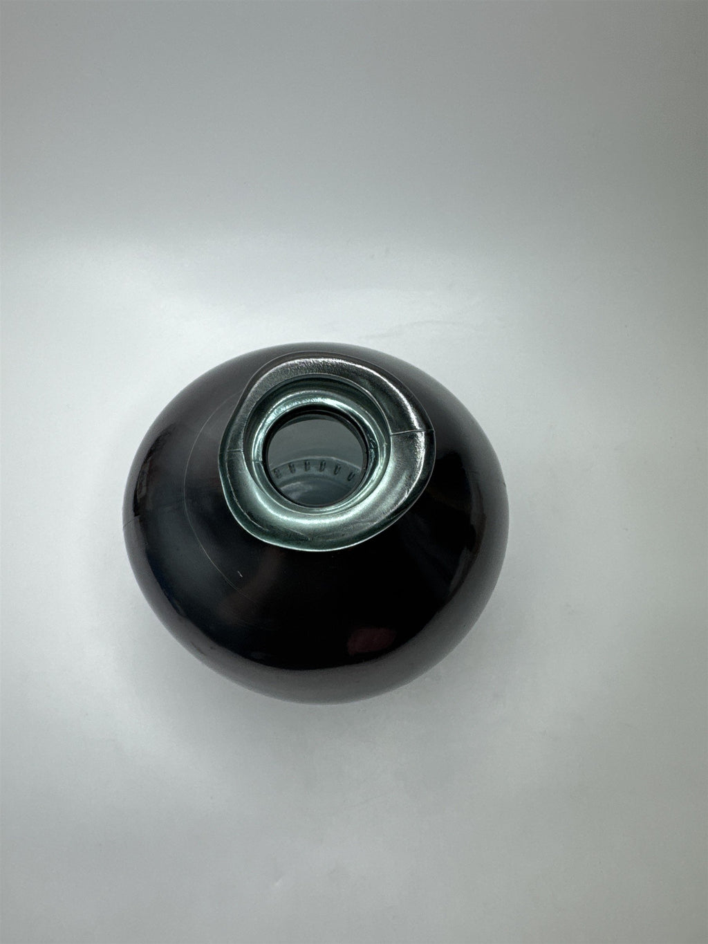 San Miguel Style Vase Recycled Glass Silver Bubble Round Glass Table Vase
