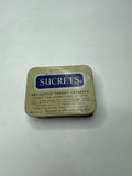 Vintage Sucrets Sharp & Dohme Antiseptic Throat Lozenges Tin Container Philly PA