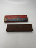 Vintage Yankee Clipper Oil Stone Sharpening Tool Original Box Hone Hardware