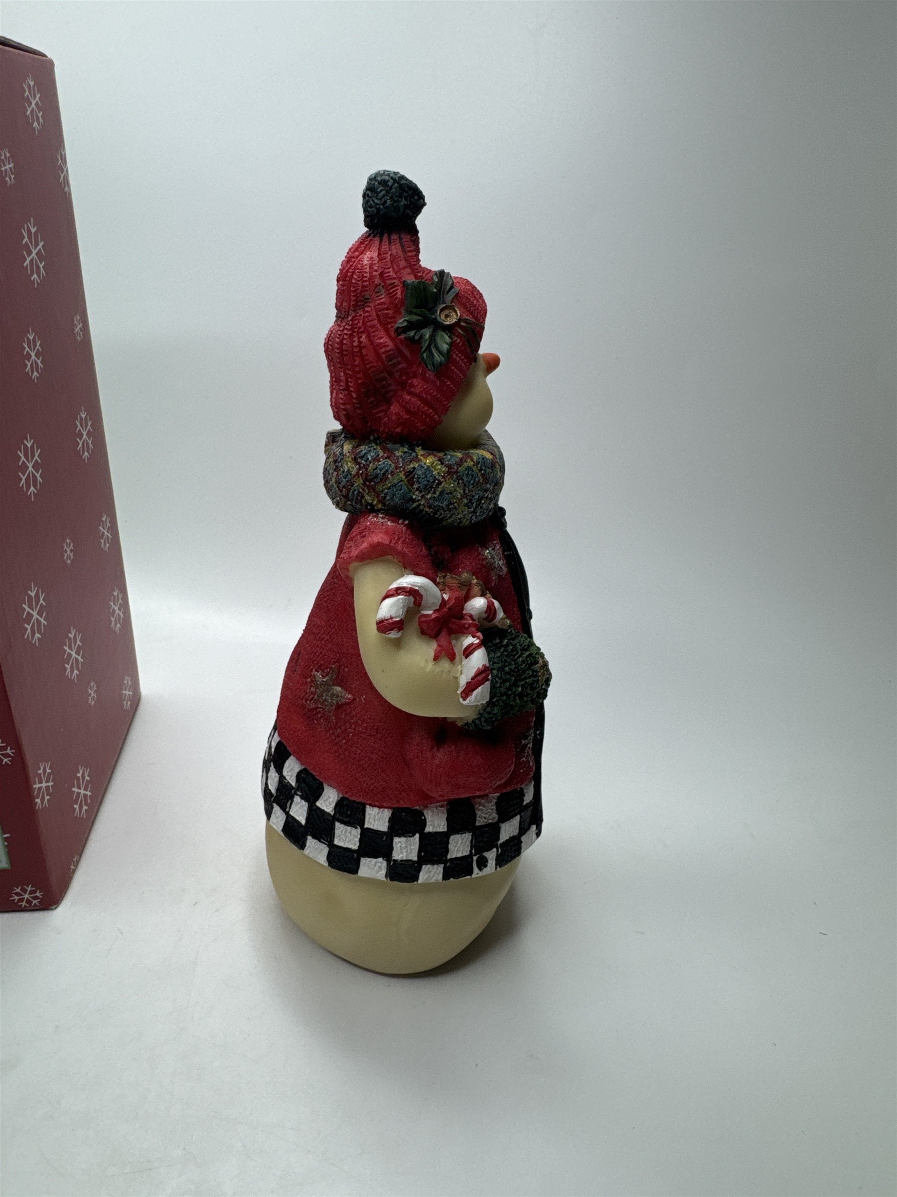 Vintage The Snow Rose Collection SNOWPEOPLE Snowman Figurine Christmas Decor