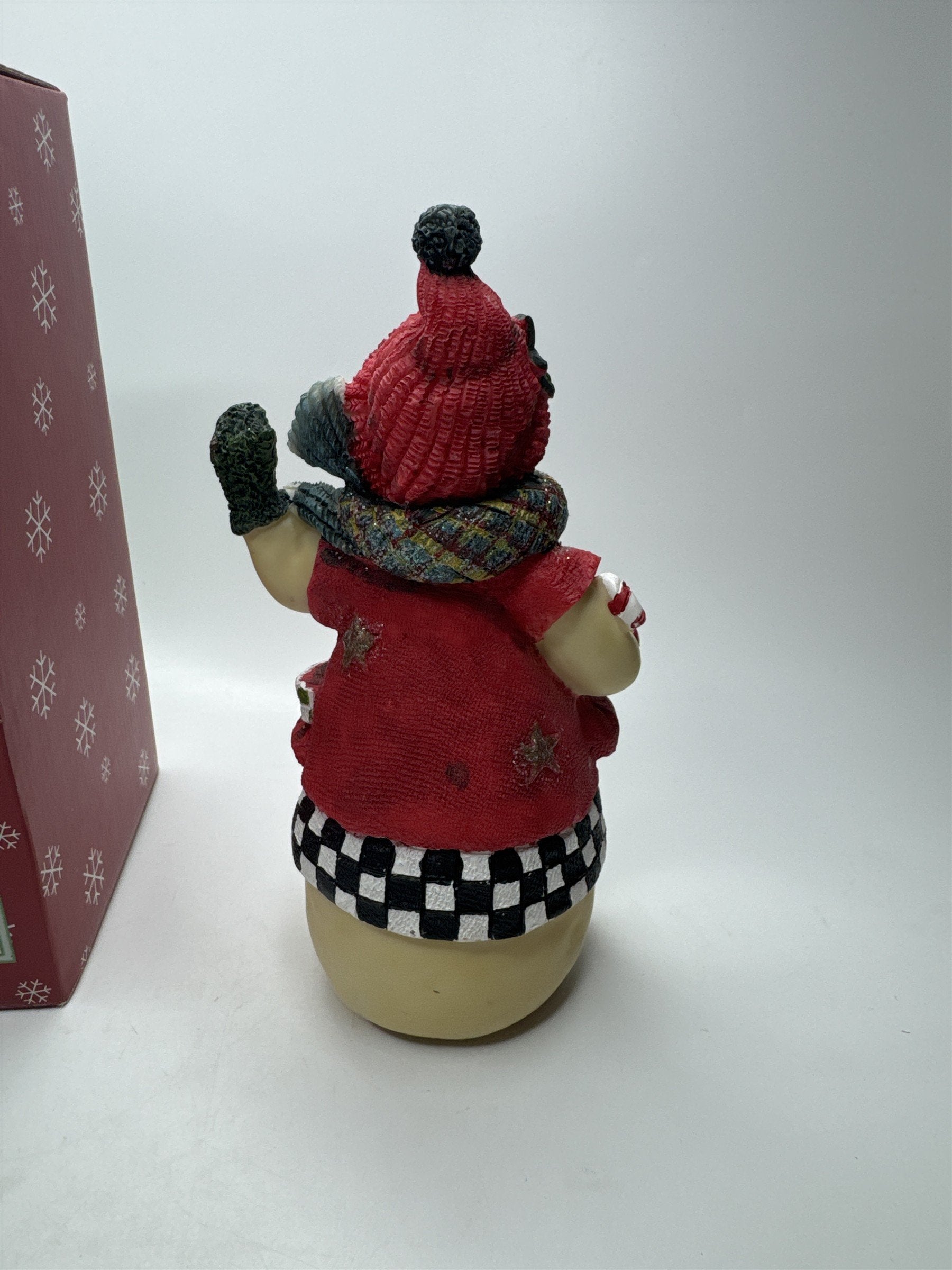 Vintage The Snow Rose Collection SNOWPEOPLE Snowman Figurine Christmas Decor