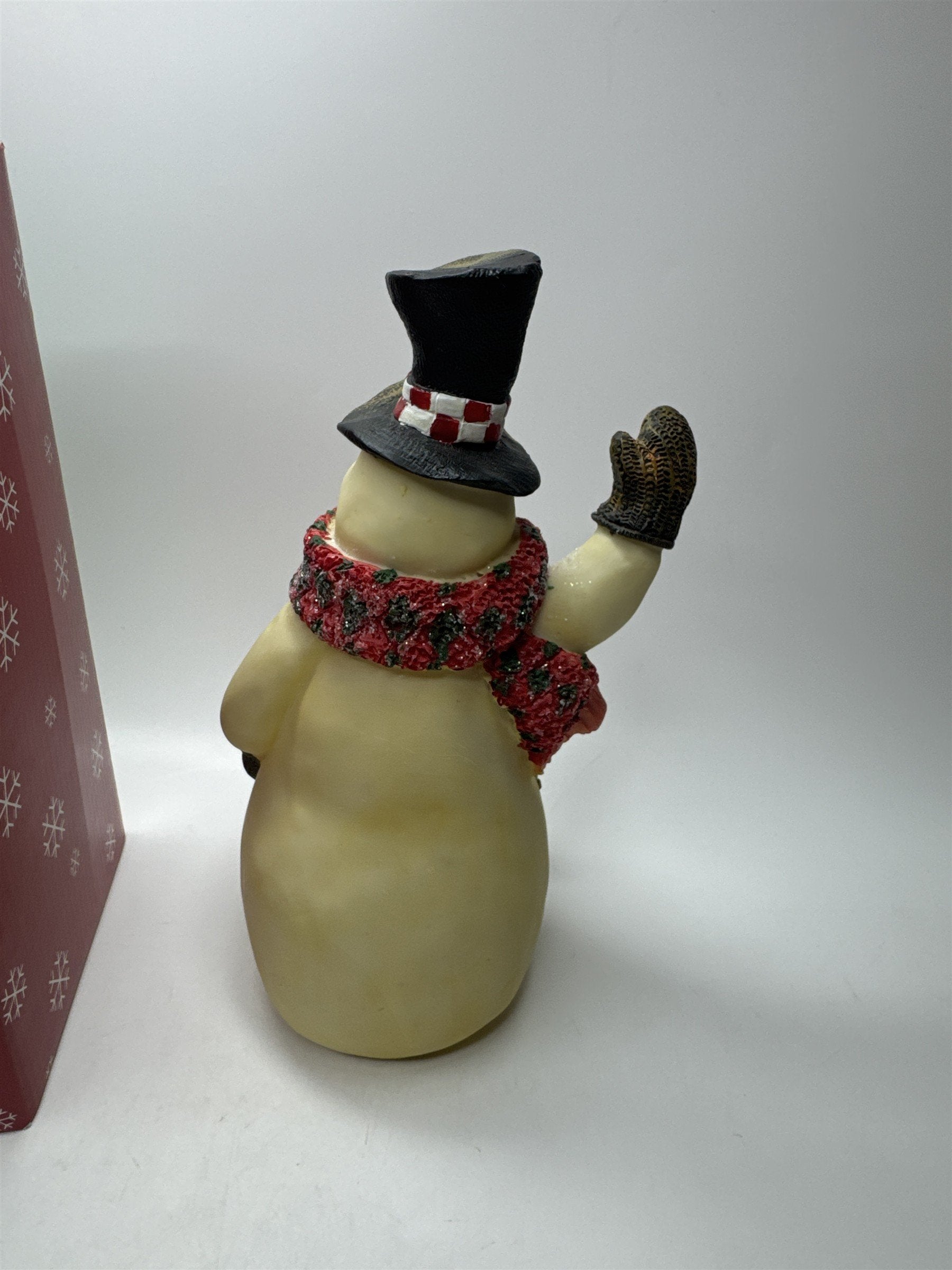 Vintage The Snow Rose Collection SNOWPEOPLE Snowman Figurine Christmas Decor