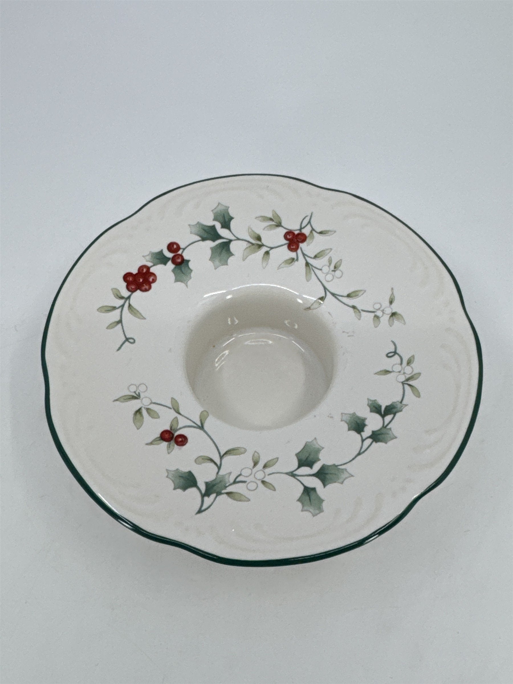 Pfaltzgraff Winterberry Tealight Votive Candle Holder Christmas Decor