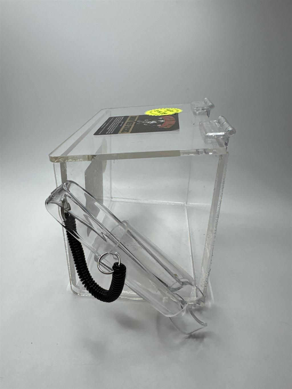 Wild Bill's Acrylic Countertop Snack Candy Container Box with Tongs Candy Bin
