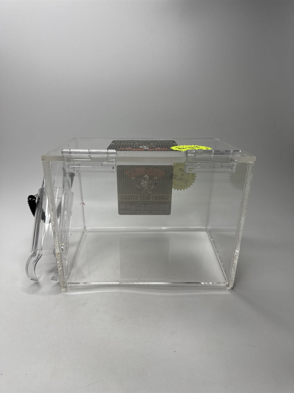 Wild Bill's Acrylic Countertop Snack Candy Container Box with Tongs Candy Bin