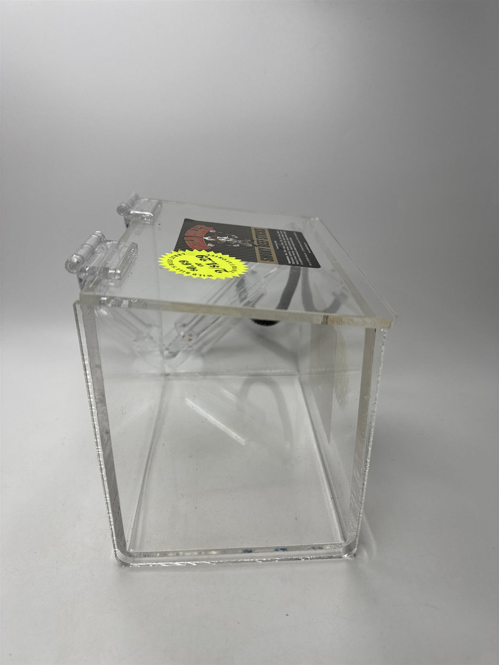 Wild Bill's Acrylic Countertop Snack Candy Container Box with Tongs Candy Bin