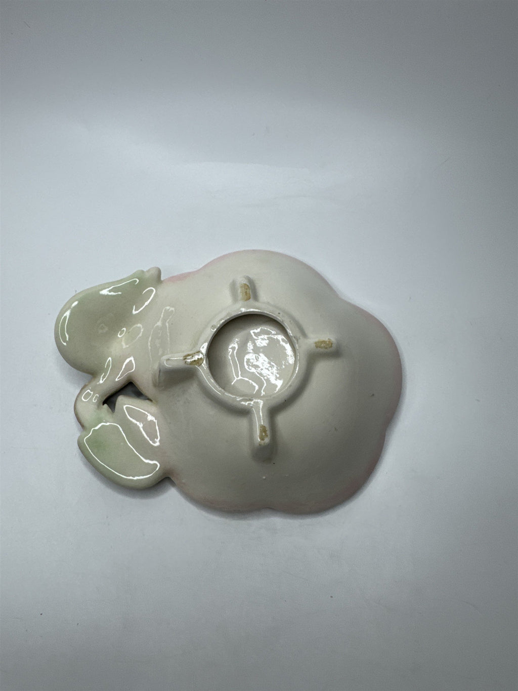 Vintage MCM Ceramic Magnolia Flower Dish Plate Pin Tray Mid-Century