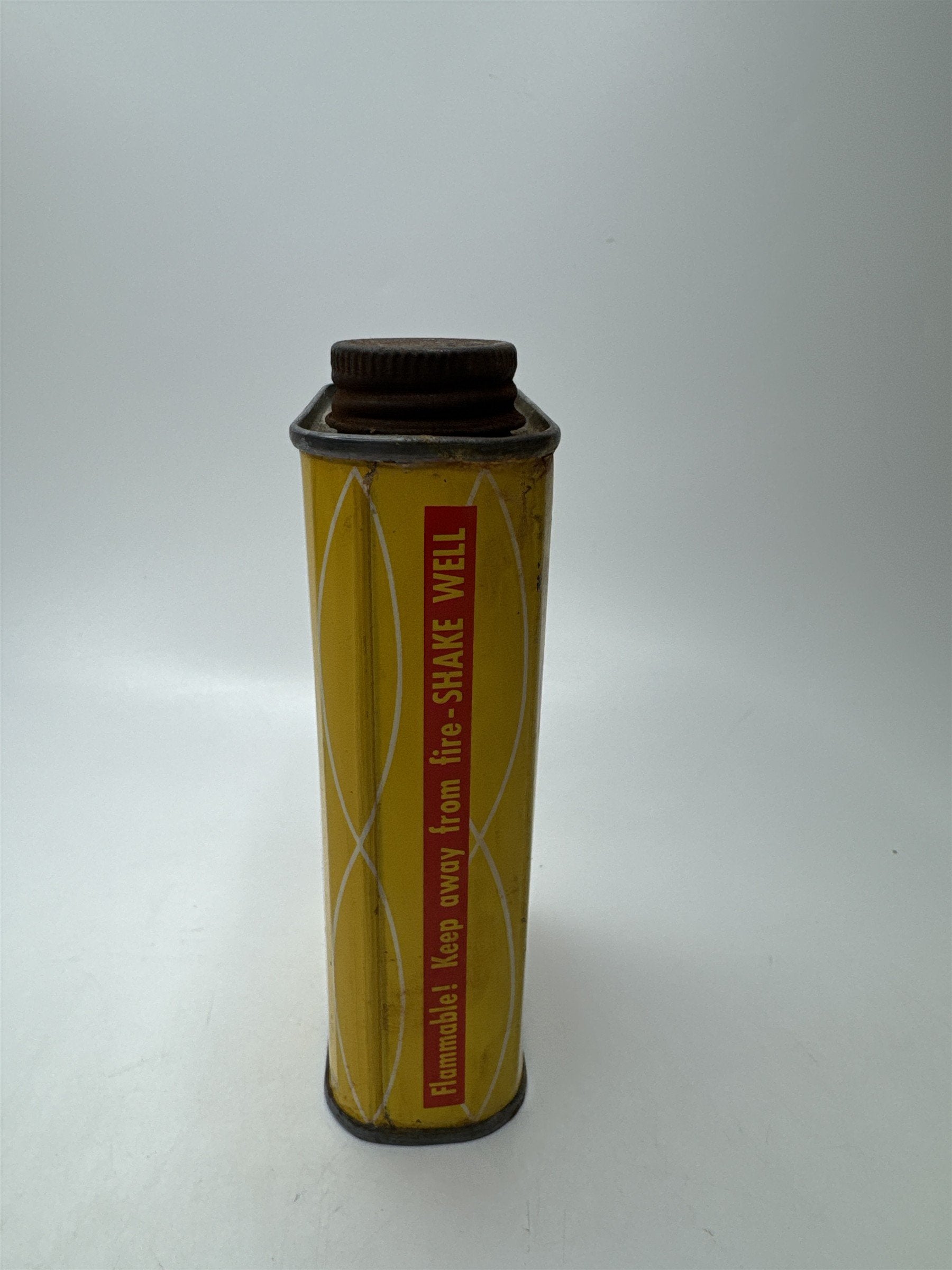 Vintage A-1 Mark Metal Polish Tin J L Prescott Co Advertising 1/2 Full