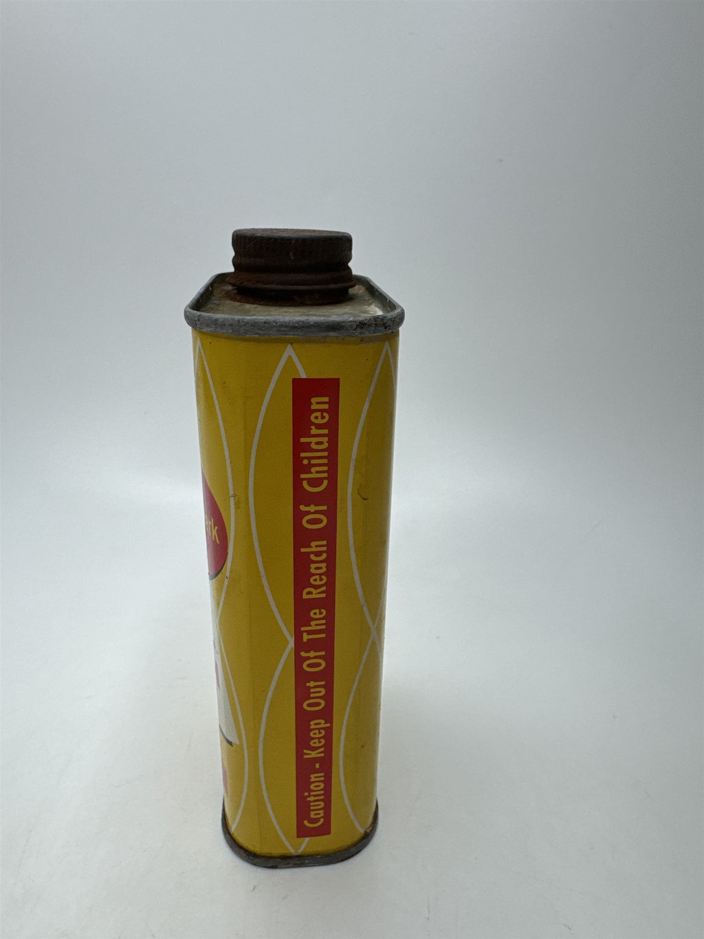 Vintage A-1 Mark Metal Polish Tin J L Prescott Co Advertising 1/2 Full