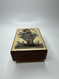 Vintage Swiss Wood Music Box Stranger In The Night Tune *Crack*
