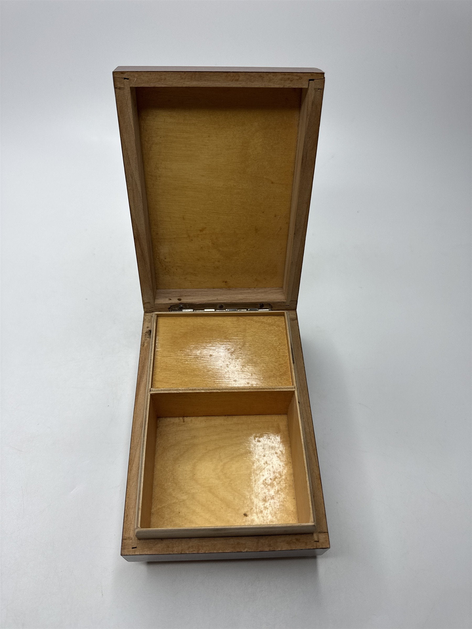 Vintage Swiss Wood Music Box Stranger In The Night Tune *Crack*