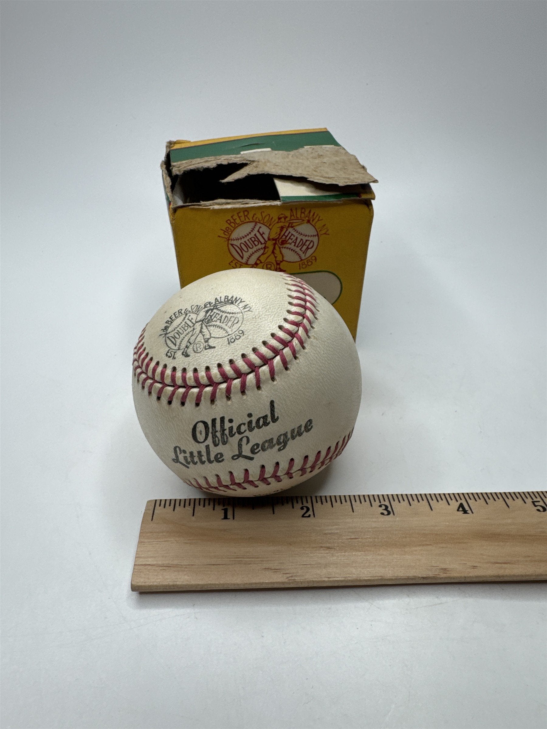 Vintage DeBeer Double Header Little League Baseball Collector Memorabilia