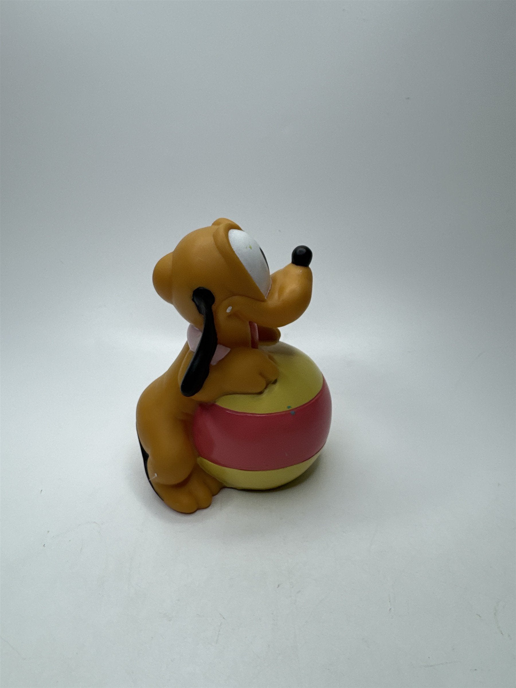 Vintage Disney Baby Pluto Rubber Squeak Toy Bath Figural Collectible Walt