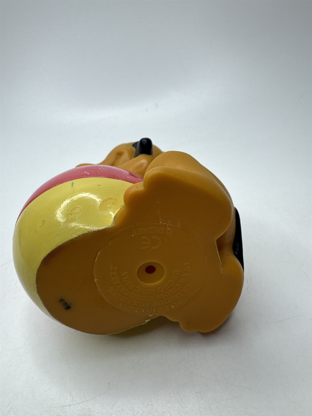 Vintage Disney Baby Pluto Rubber Squeak Toy Bath Figural Collectible Walt