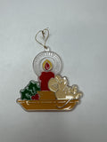 Hallmark Keepsake 1981 Candle Mouse Christmas Trimmers Acrylic Ornament Vtg