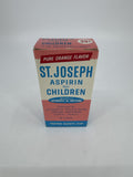 Vintage St. Josephs Children's Aspirin 50 Tablets Vintage Medicine