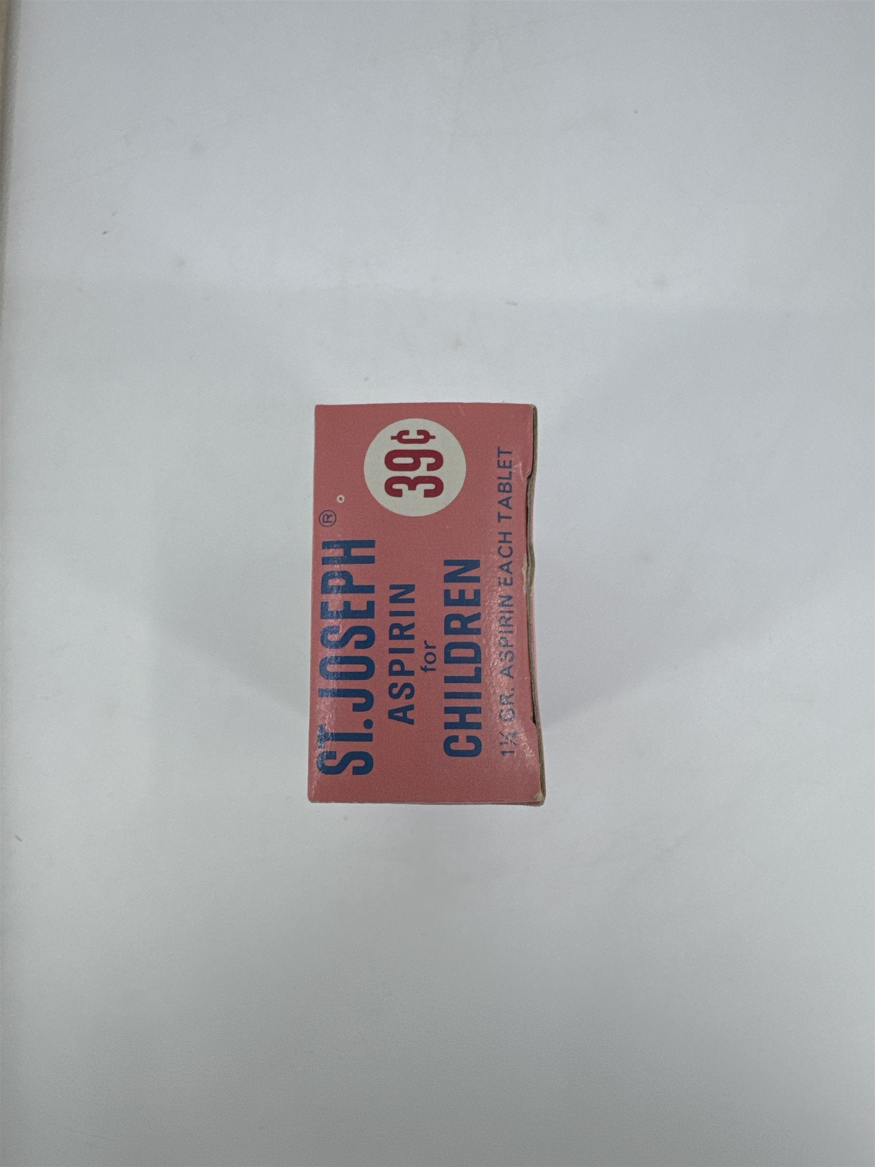 Vintage St. Josephs Children's Aspirin 50 Tablets Vintage Medicine