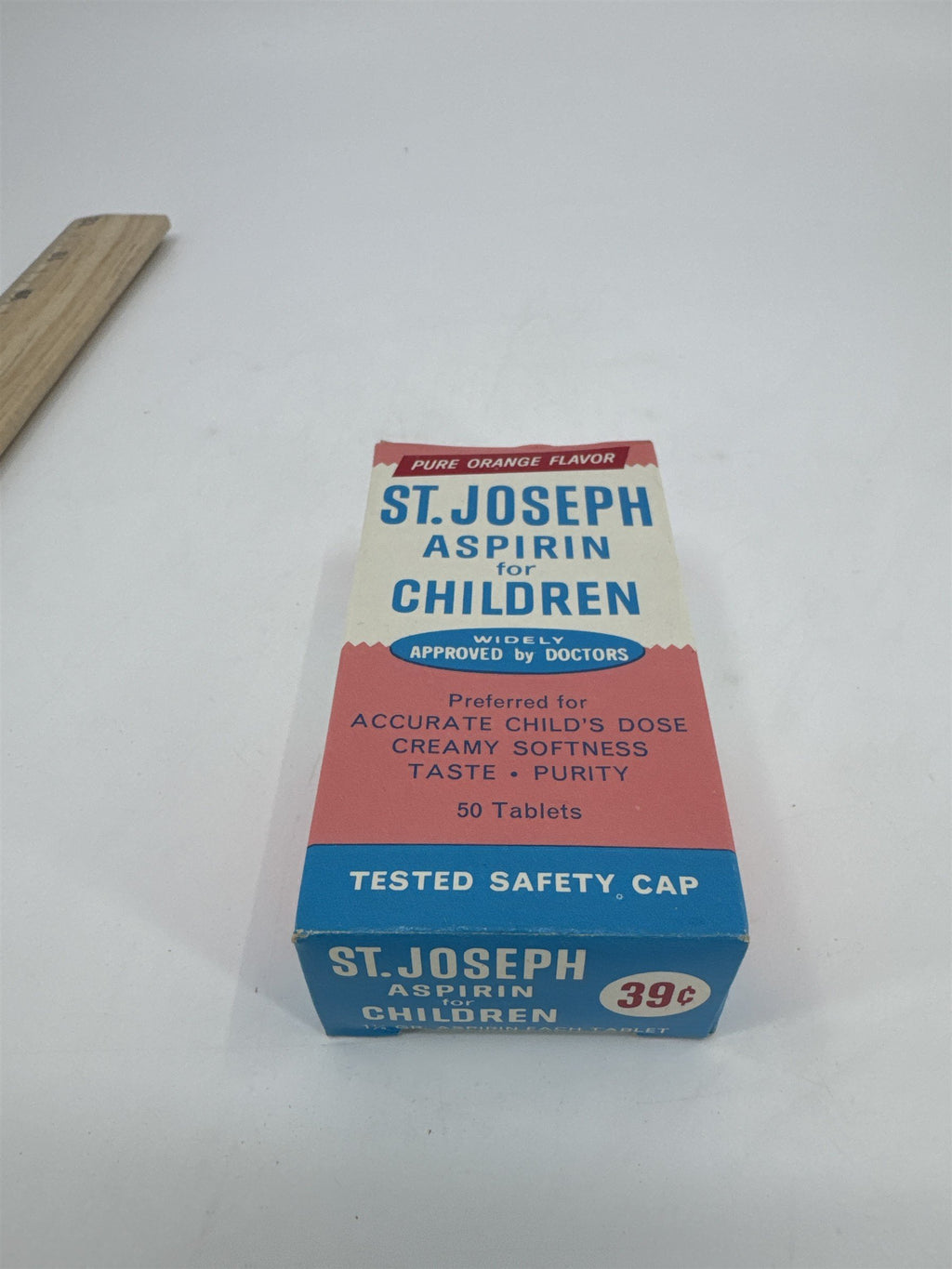 Vintage St. Josephs Children's Aspirin 50 Tablets Vintage Medicine