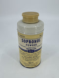 Vintage 2oz Sopronol Powder Improved Wyeth Laboratories Phila. PA *Seems Full*