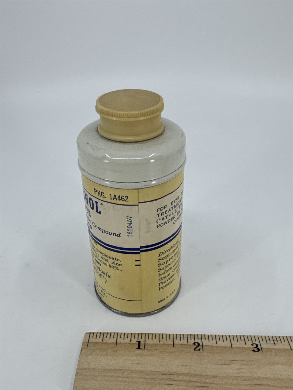 Vintage 2oz Sopronol Powder Improved Wyeth Laboratories Phila. PA *Seems Full*