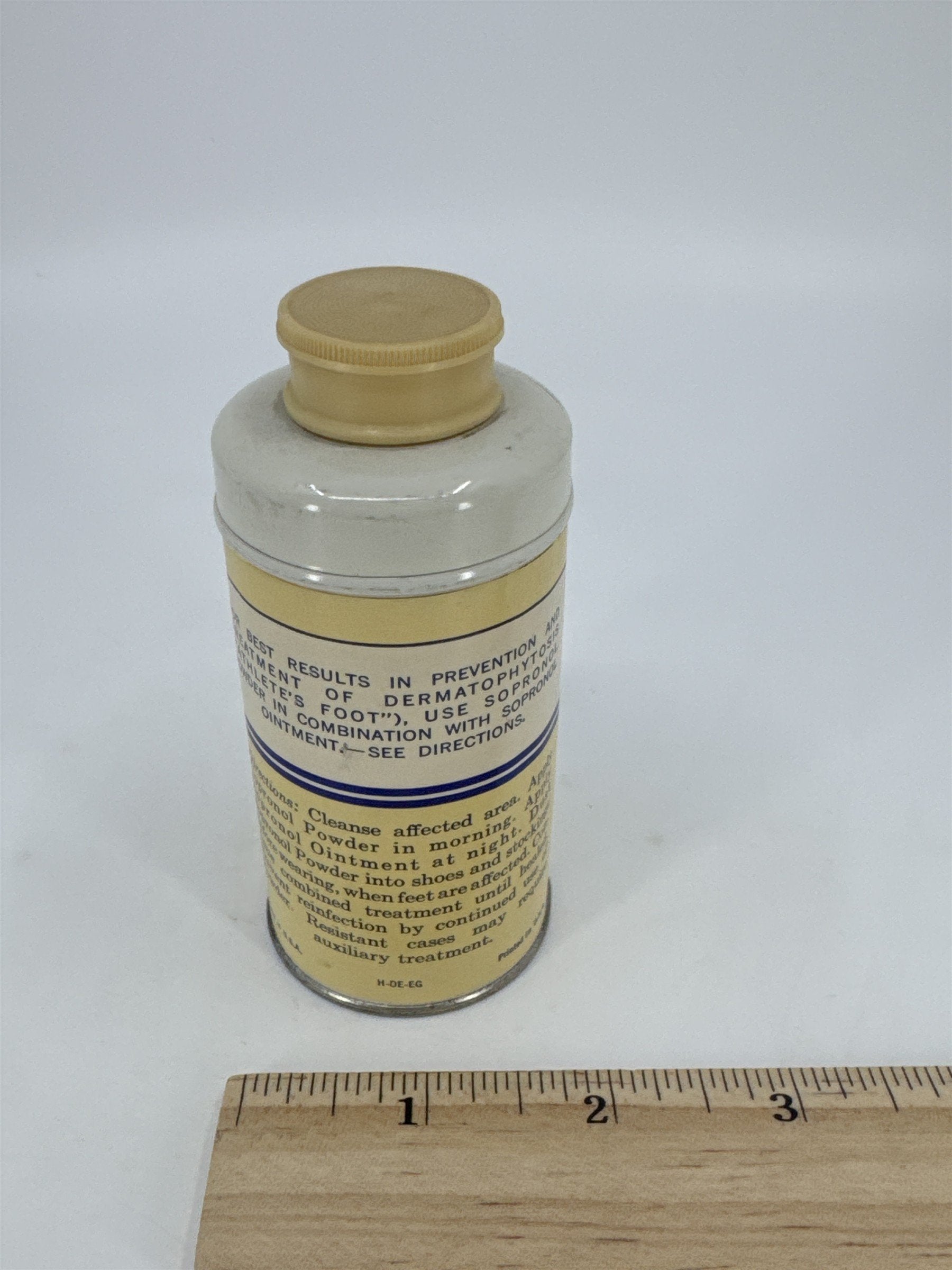 Vintage 2oz Sopronol Powder Improved Wyeth Laboratories Phila. PA *Seems Full*