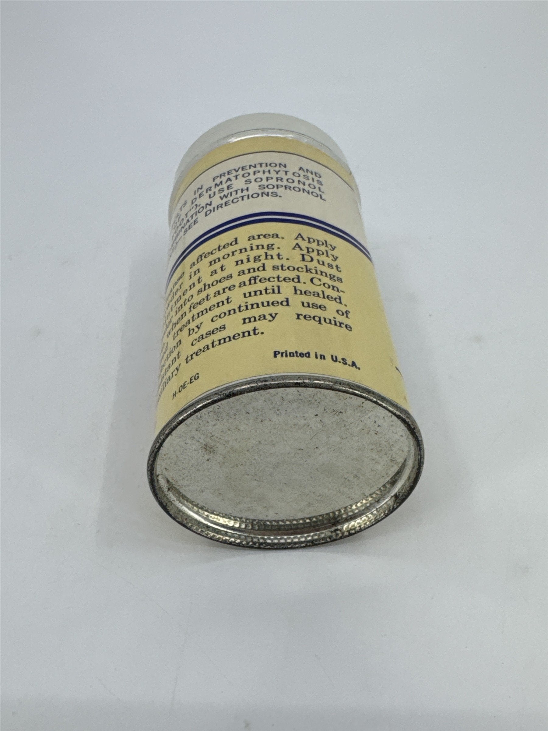 Vintage 2oz Sopronol Powder Improved Wyeth Laboratories Phila. PA *Seems Full*