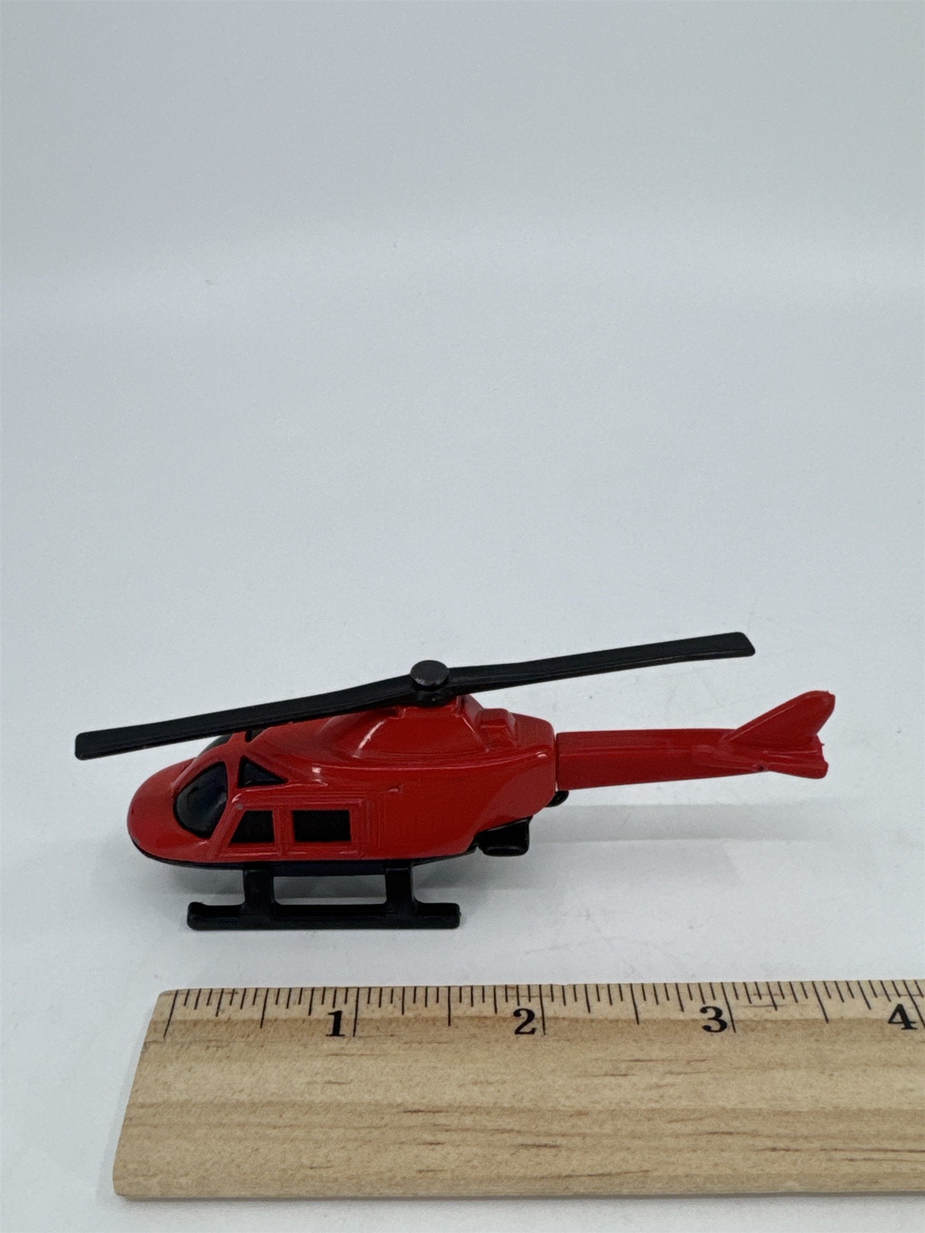 Vintage Red McDonald's Happy Meal Toy Helicopter Hot Wheels Toy