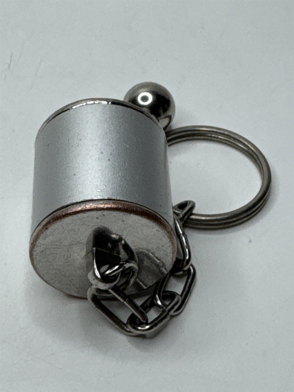 Vintage Chrome Gear Box Manual Shifter Keychain Car Enthusiast JDM 6 Speed Fob