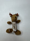 Vintage Plush Reindeer Pez Dispenser Christmas Holiday Soft Head Figural