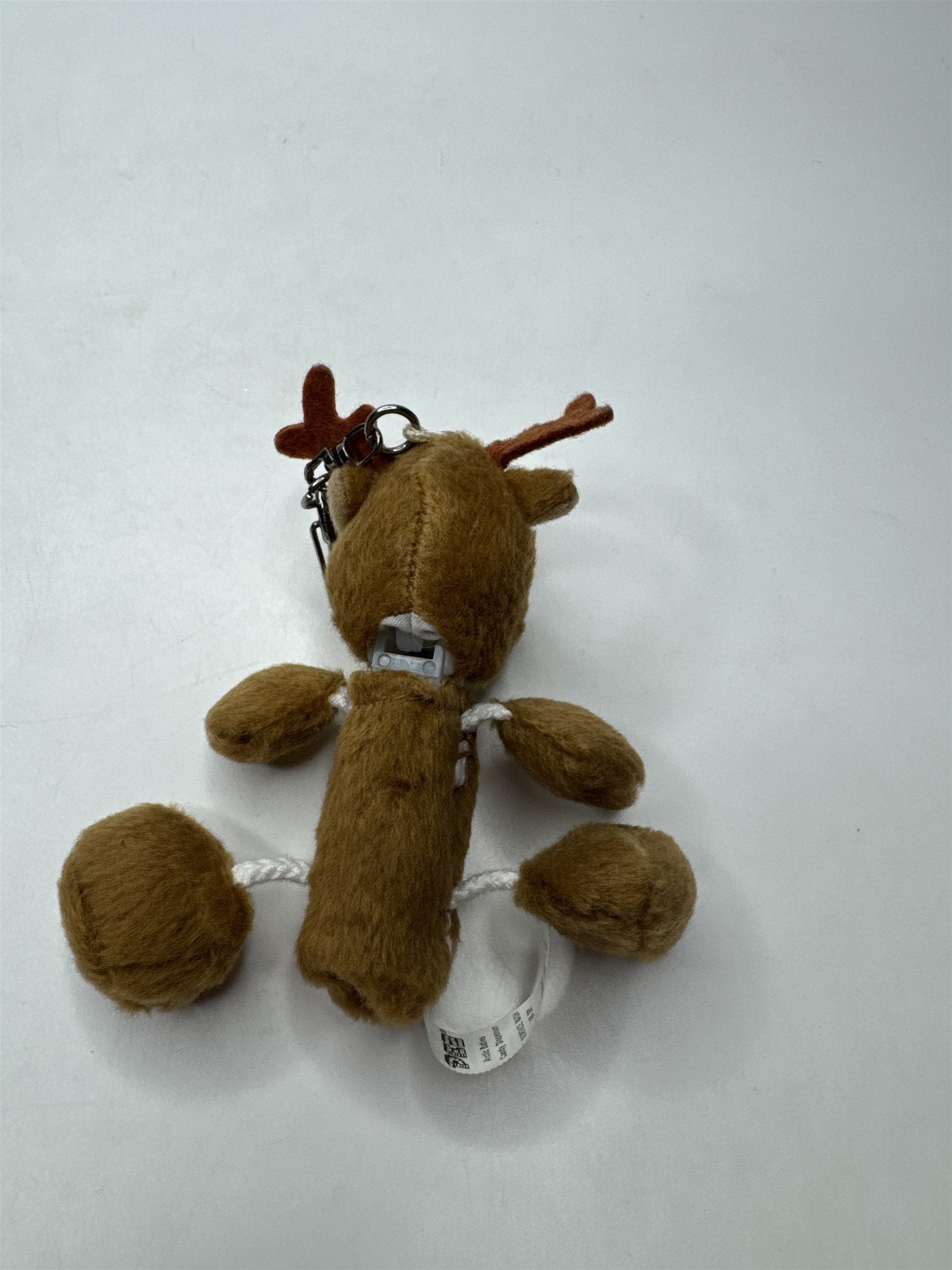Vintage Plush Reindeer Pez Dispenser Christmas Holiday Soft Head Figural