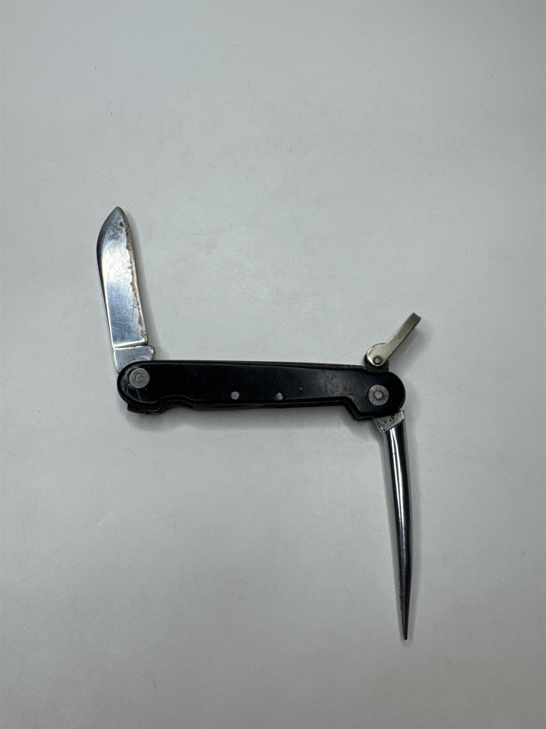 Vintage KA-BAR Black Rigging Knife Pocket Marlin Spike Sailor Marine