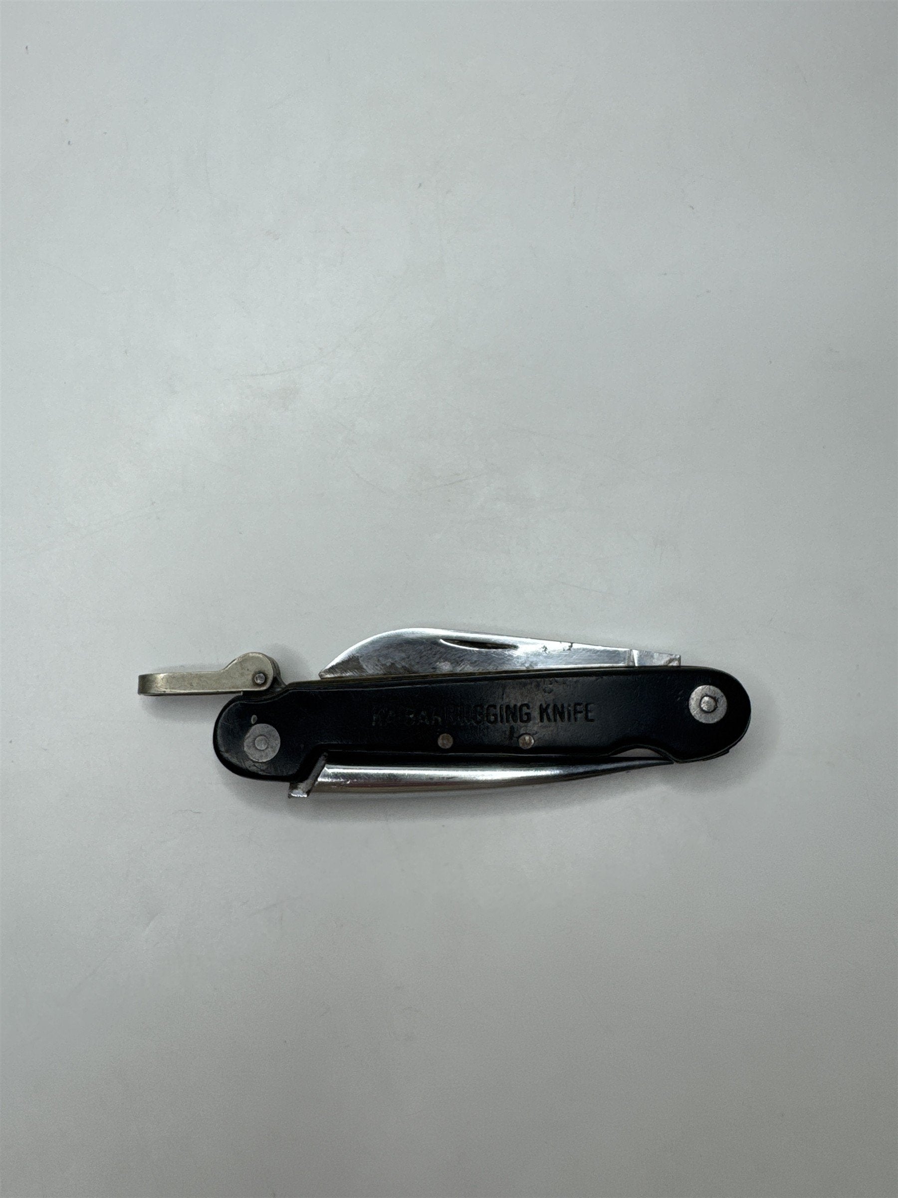 Vintage KA-BAR Black Rigging Knife Pocket Marlin Spike Sailor Marine