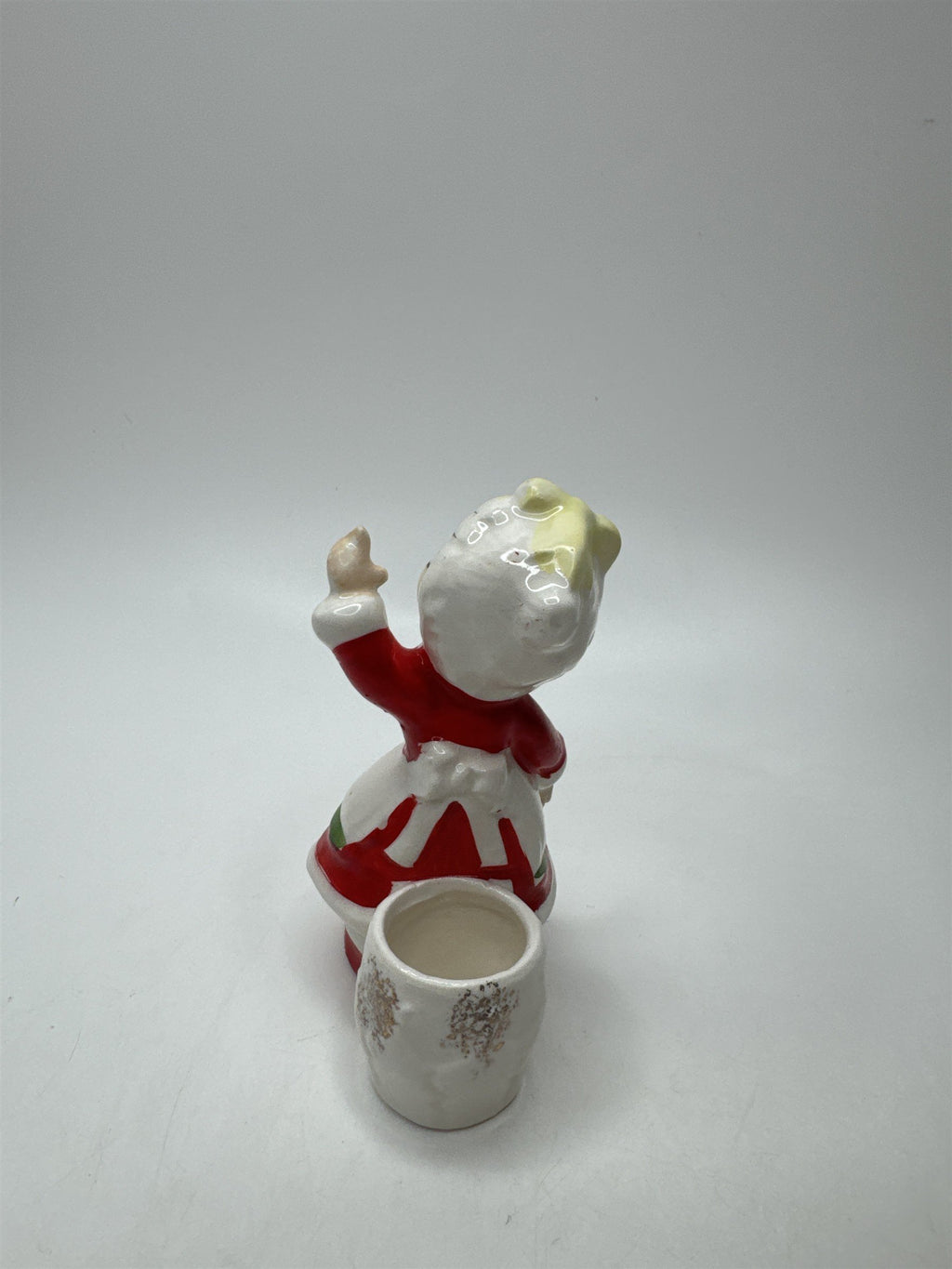 Vintage Relco Japan Mrs. Claus Figurine Candlestick Holder Ceramic Christmas