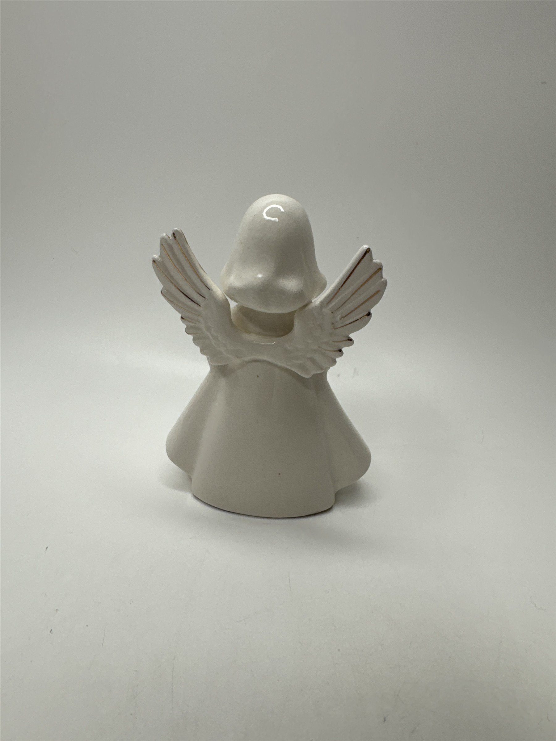 Vintage Relco Angel Figurine Reading Book Japan Ceramic Christmas Decor