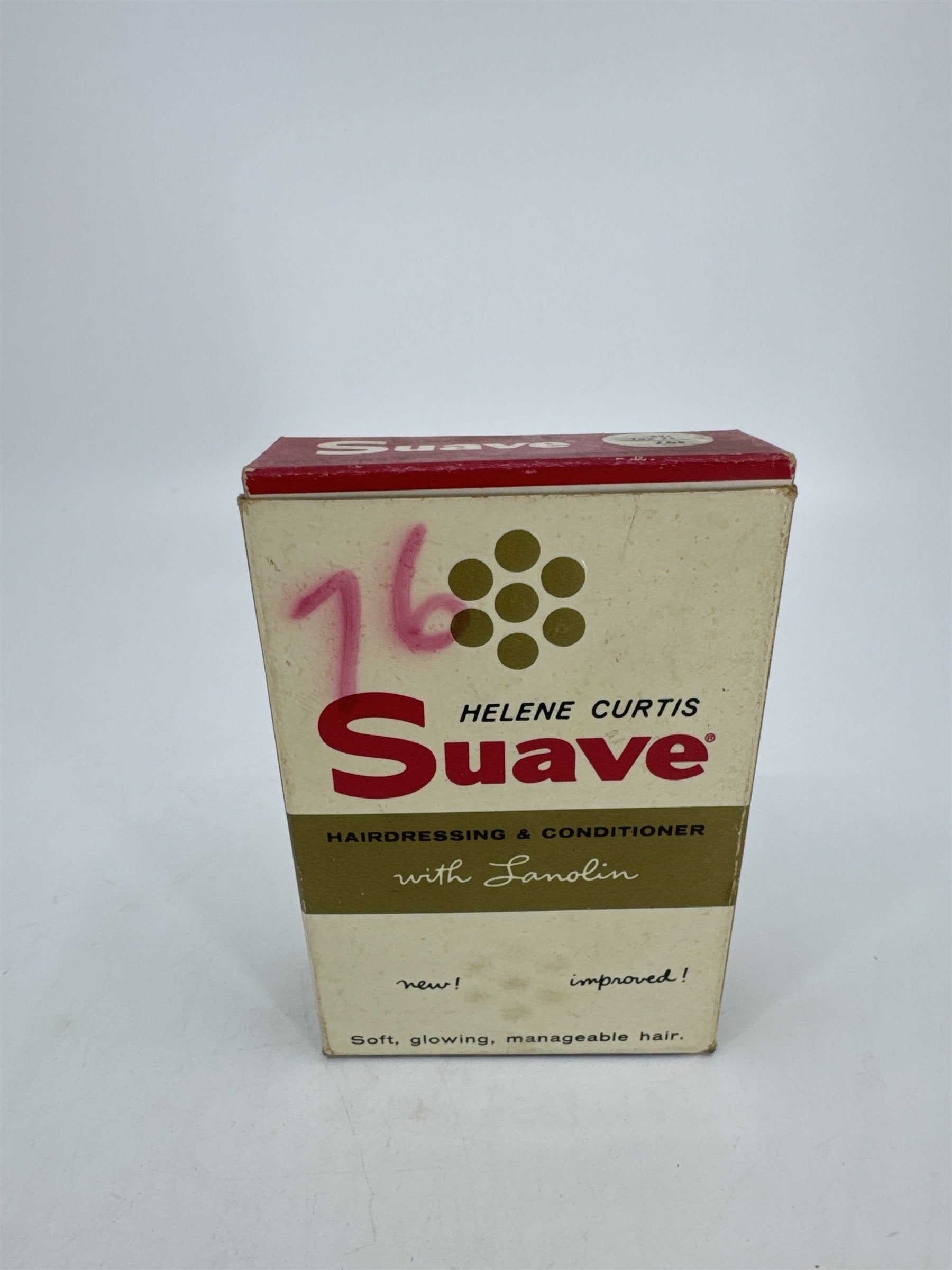 Vintage Helene Curtis Suave Hairdressing And Conditioner W/ Lavender In Box