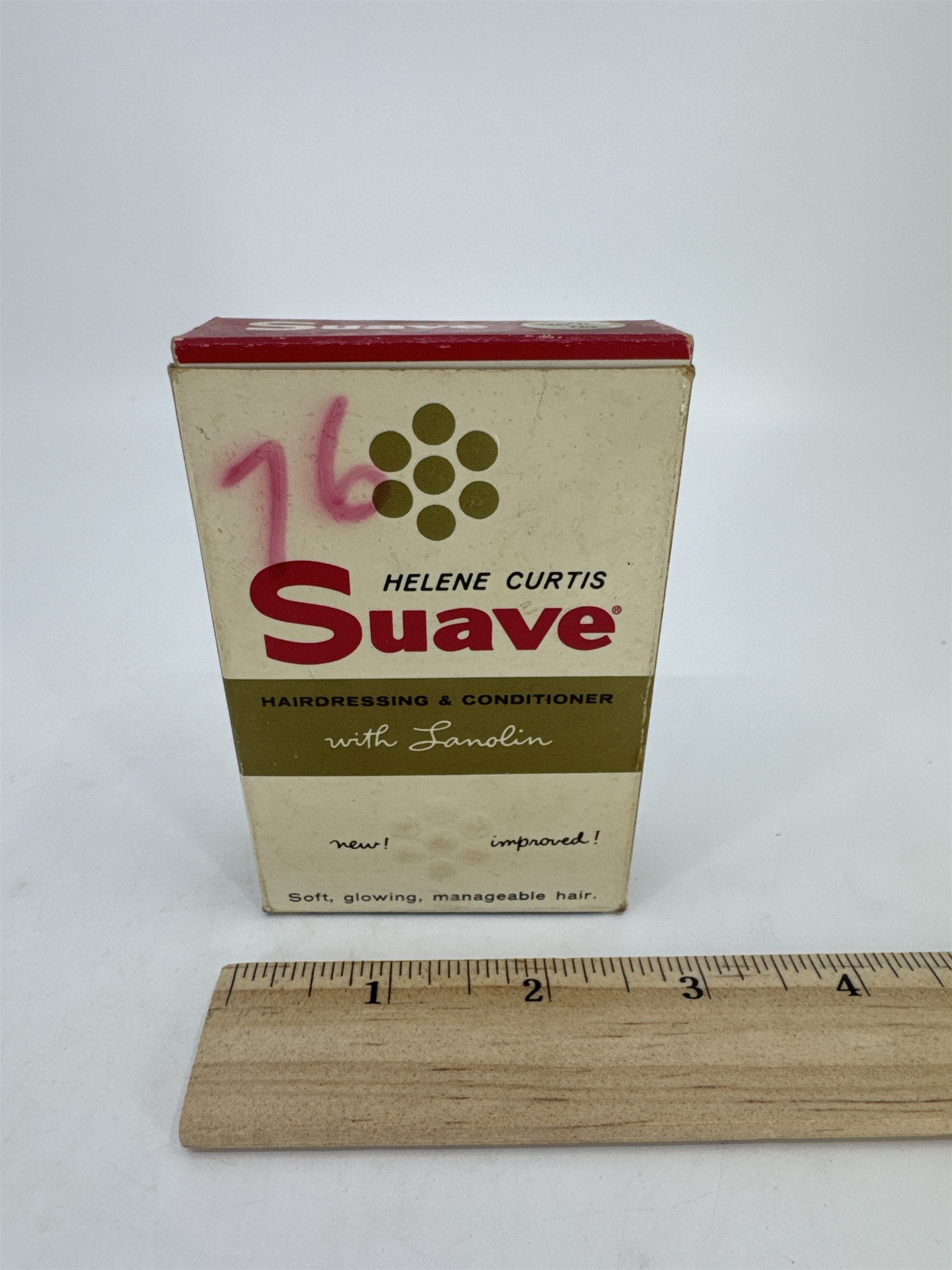 Vintage Helene Curtis Suave Hairdressing And Conditioner W/ Lavender In Box