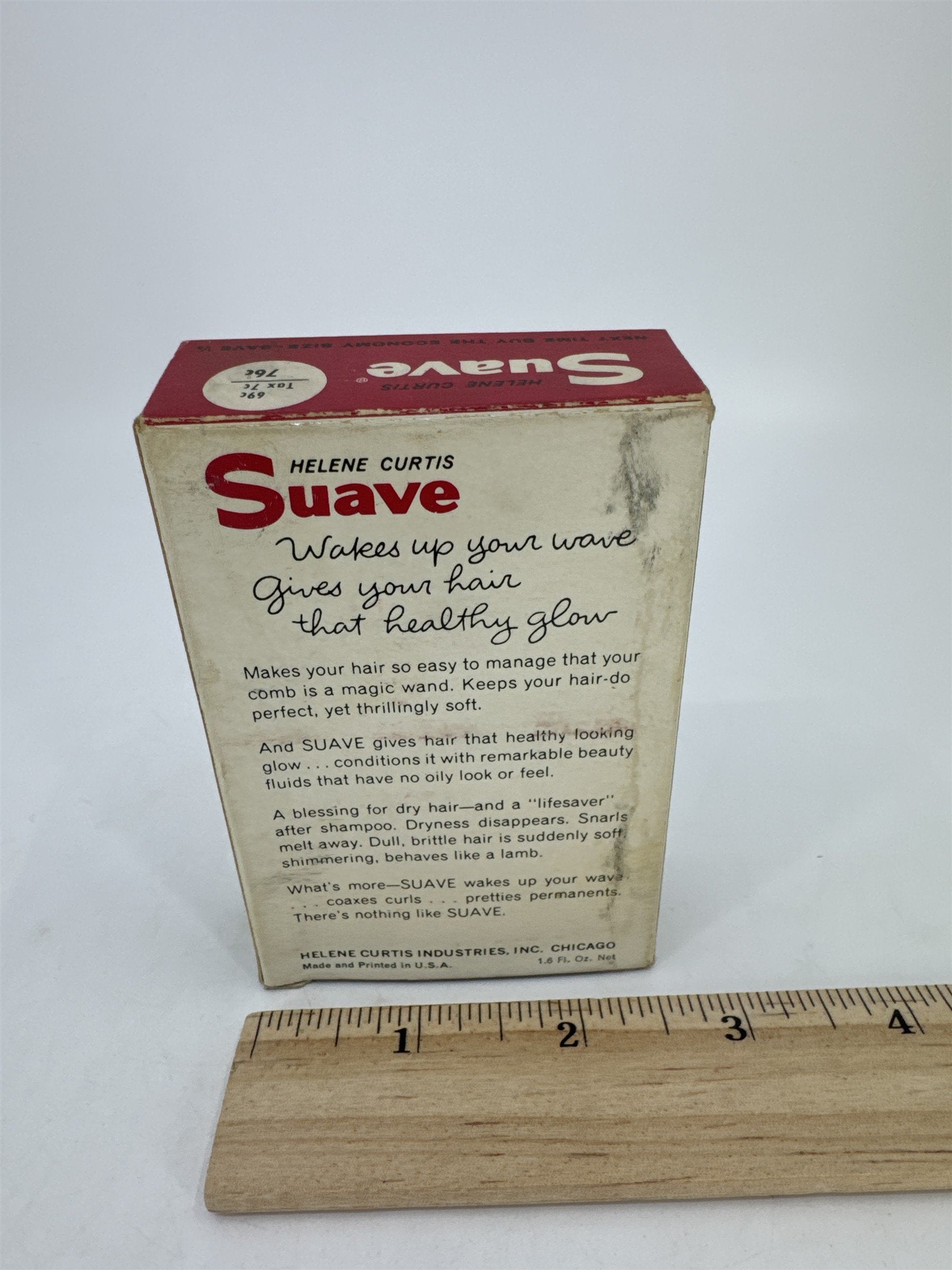 Vintage Helene Curtis Suave Hairdressing And Conditioner W/ Lavender In Box
