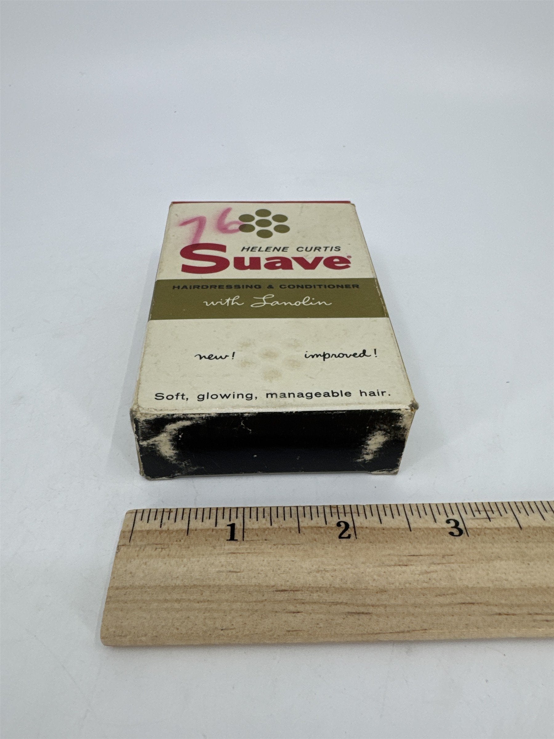 Vintage Helene Curtis Suave Hairdressing And Conditioner W/ Lavender In Box