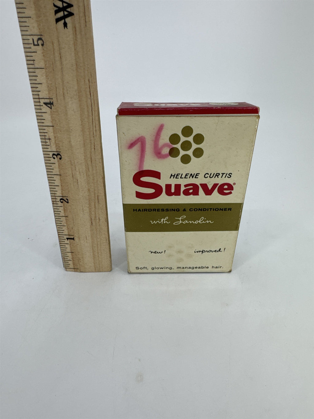 Vintage Helene Curtis Suave Hairdressing And Conditioner W/ Lavender In Box