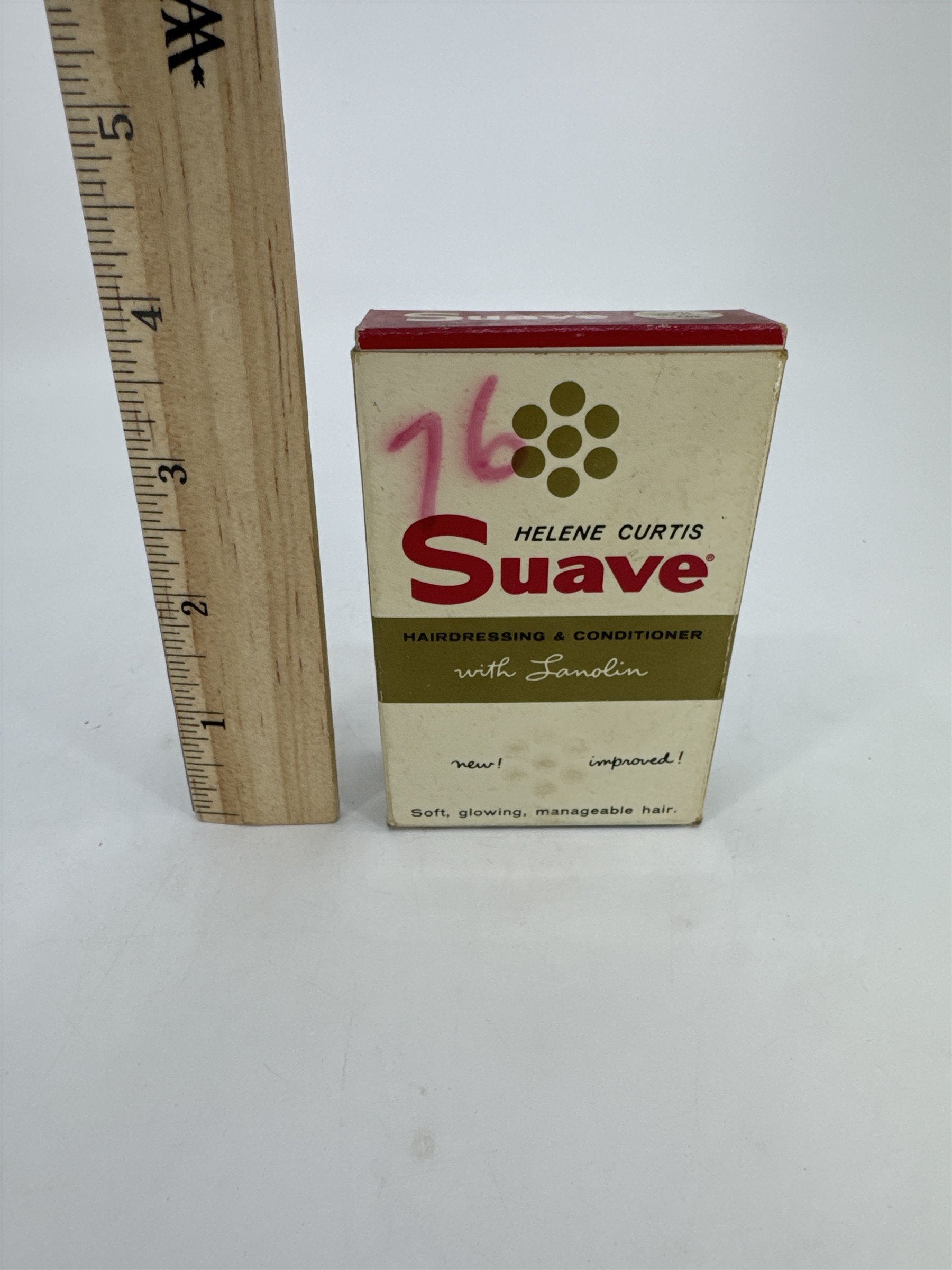 Vintage Helene Curtis Suave Hairdressing And Conditioner W/ Lavender In Box