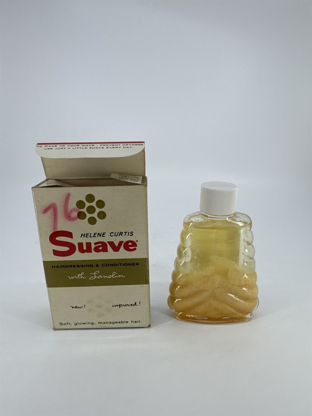 Vintage Helene Curtis Suave Hairdressing And Conditioner W/ Lavender In Box