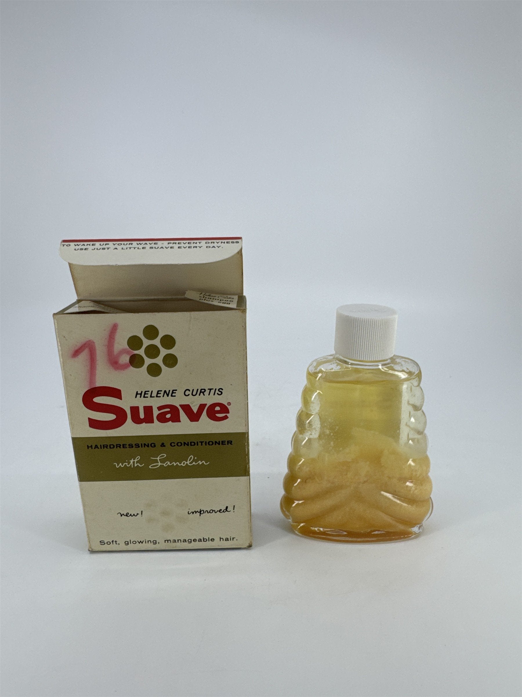 Vintage Helene Curtis Suave Hairdressing And Conditioner W/ Lavender In Box