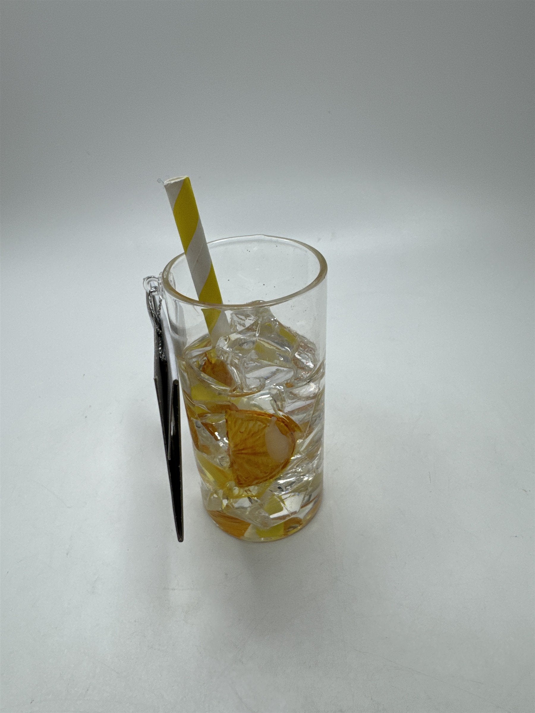 Target Wondershop 2024 Iced Water Lemon Straw Christmas Ornament Holiday NEW