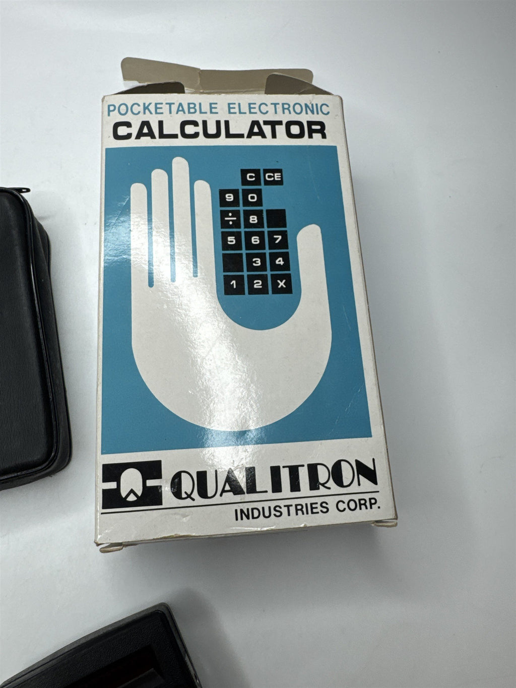 Vintage Qualitron Quali QI-112 Calculator Handheld LED Display Retro