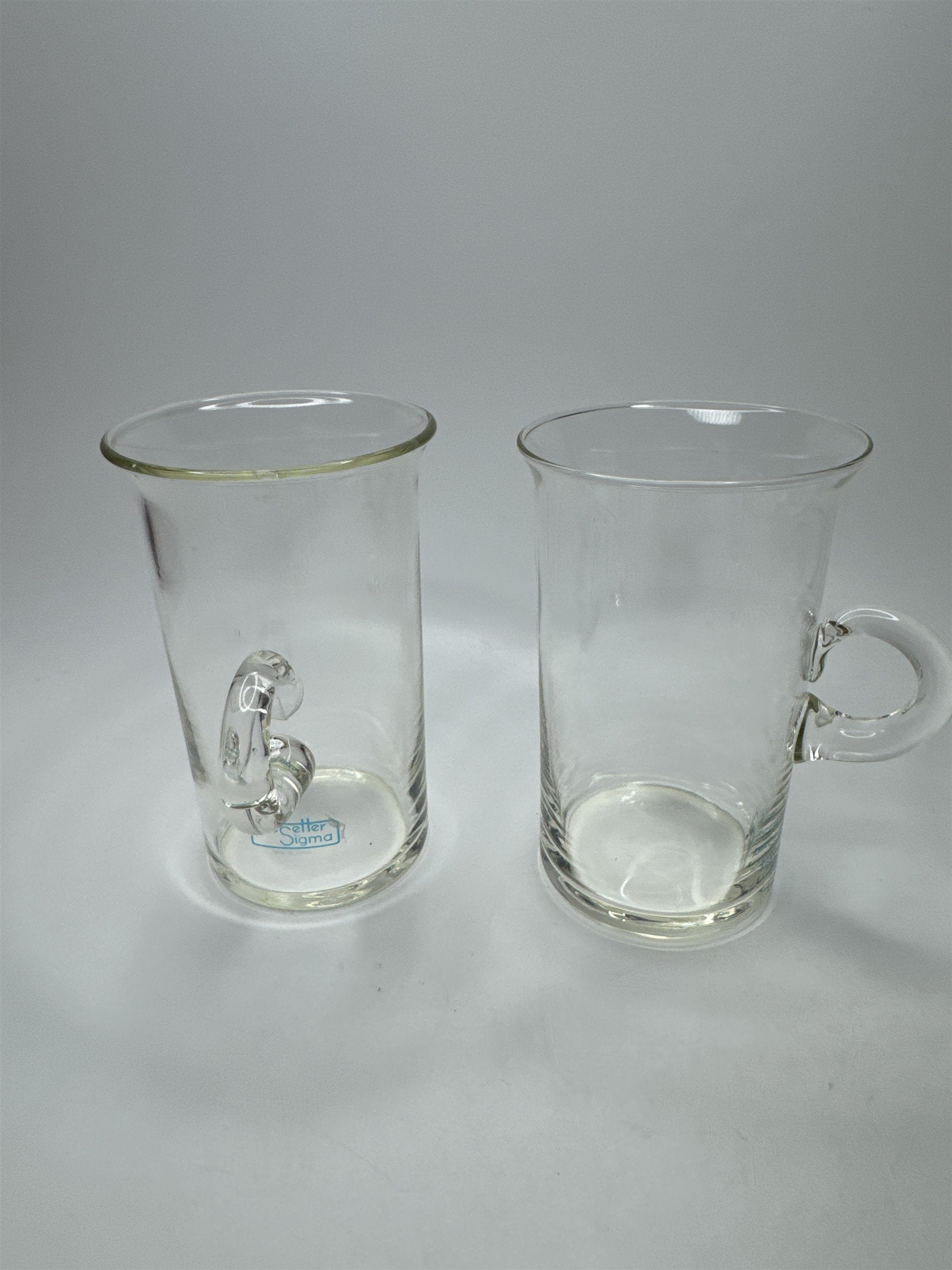 Vintage Set 4 Cook'n Glass Tastesetter Sigma Irish Coffee Mugs Barware Retro MCM